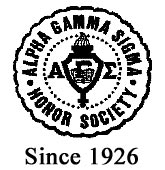 Alpha Gamma Sigma Logo Alpha Gamma Sigma Logo