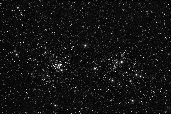 NGC891 Double Cluster