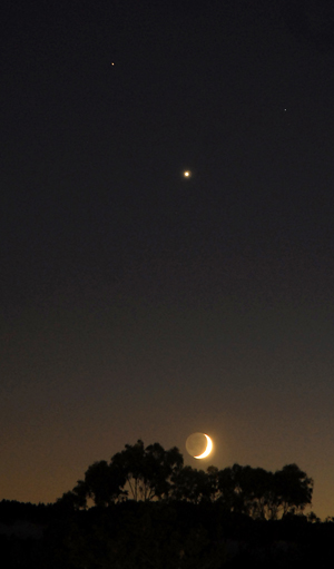 moon/venus