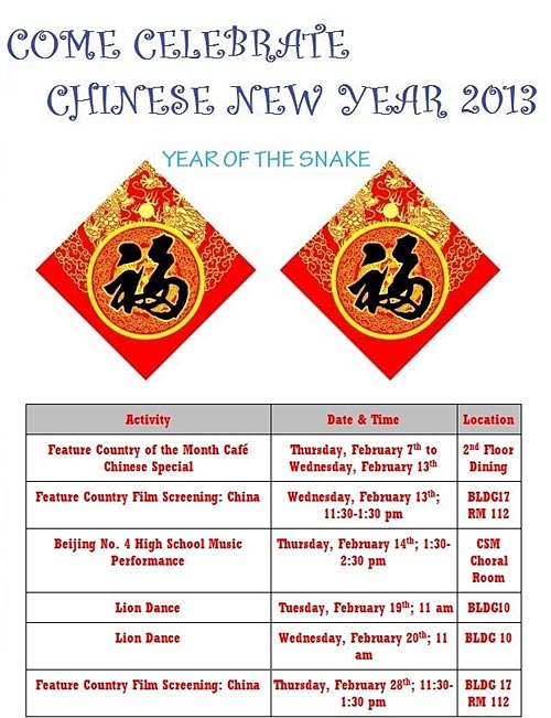 Chinese New Year Flier