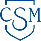 CSM Monogram in blue CSM Monogram in blue