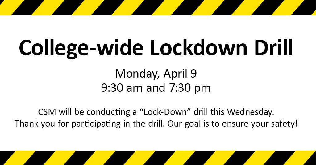 CSM Lockdown Drill