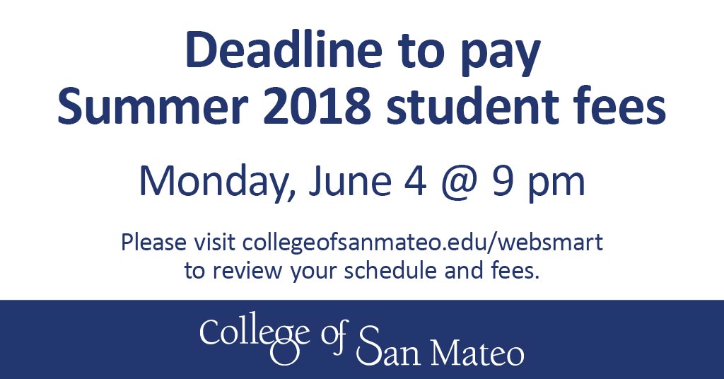 Deadline Student Fees