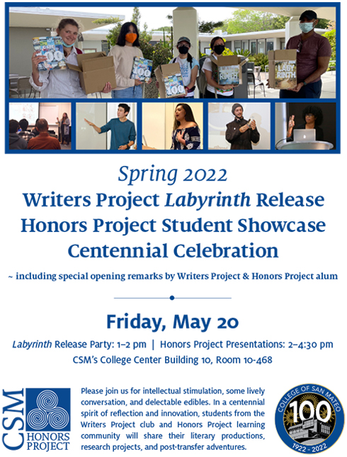 Honors Project Showcase Flier