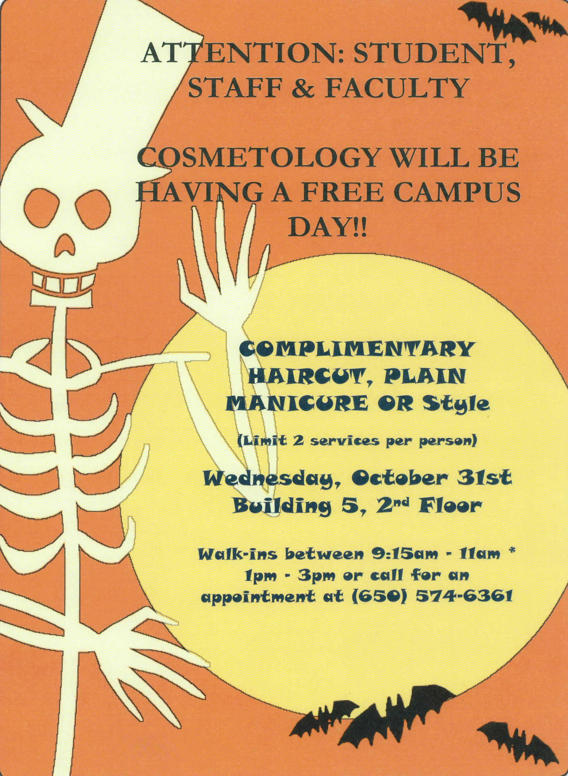 Complimentary Cosmetology Services Day Complimentary Cosmetology Services Day
