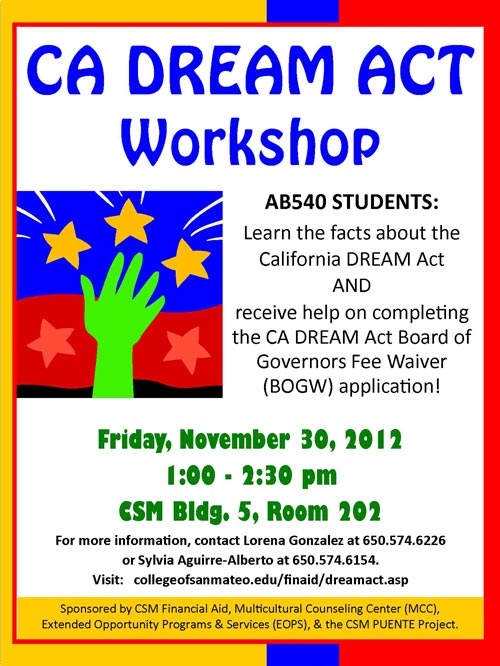 California Dream Act Application Workshop California Dream Act Application Workshop