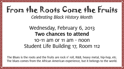 From the Roots Come the Fruits