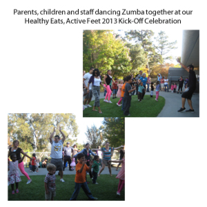 Healthy Eats, Active Feet Kick-off Event: Building Community: Families & Staff Create Elaborate Edible Bouquets & Food Art and Enjoy A Nutritious Meal Together