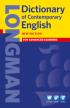 Longman Dictionary of Contemporary English