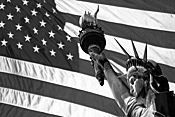 US Flag & Statue of Liberty 