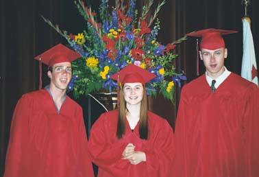 3 of the graduating 2003 students