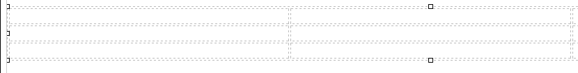 Empty table example