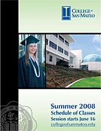 CSM Summer 2008 Schedule of Classes