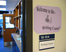 Building 18, Room 104, Writing Center