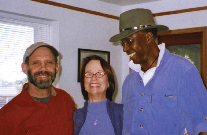 Luke (Bob) Block, left, reunites in 2005 with fellow Freedom Summer activists Maria Gitin and Charles Bonner