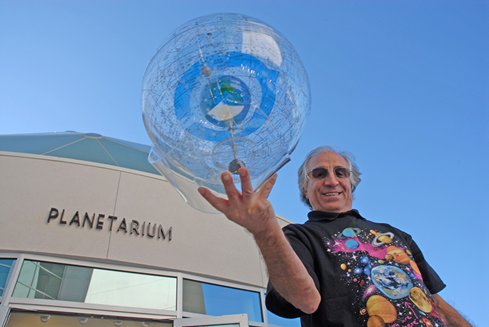 Janatpour at CSM’s Building 36, the integrated science building he conceptualized