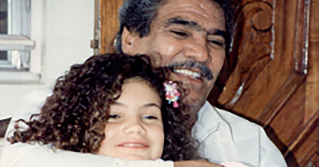Sotero Rivera Avilés and grandchild Raquel Salas Rivera