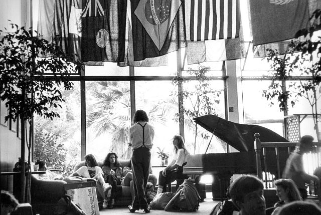 Café International circa 1990 in the former CSM student center, near where today’s Health and Wellness Building now stands