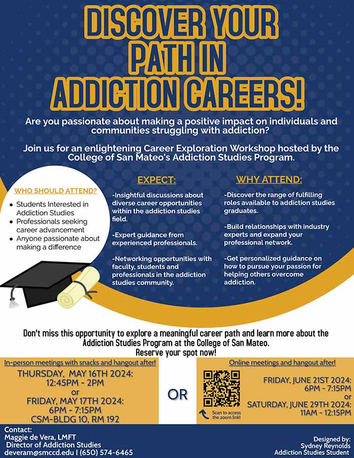 Discover your path in Addiction Careers flier