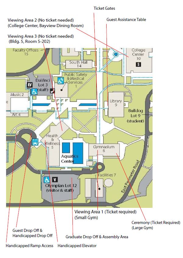 Commencement Map