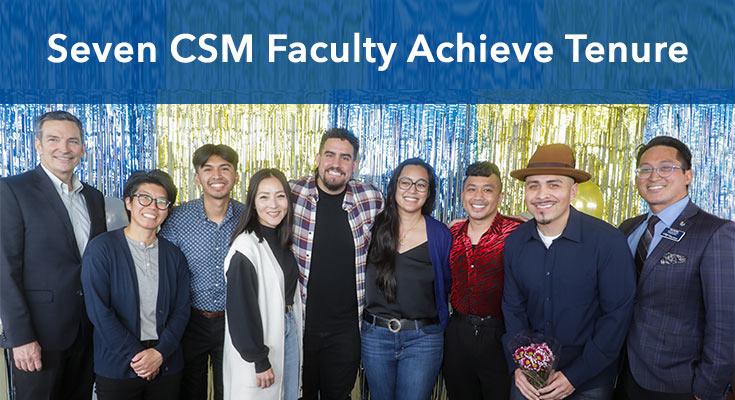 Seven CSM Faculty Achieve Tenure