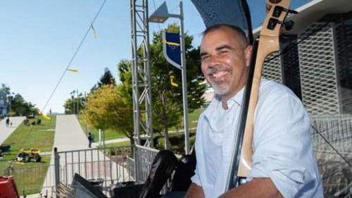 Stand up bass player