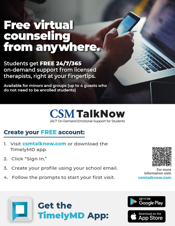 2021 Virtual Counseling Flier 2021 Virtual Counseling Flier