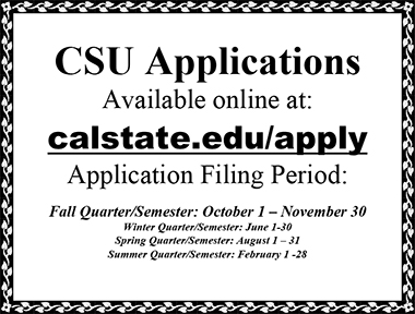 CSU Filing Application Flyer